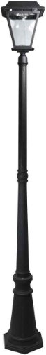 XEPA SPX713 77-Inch Tall Solar-Powered LED Post Lamp with Motion Detection Function