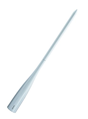VMS Racing 9 inch SPIKE ANTENNA in WHITE Billet Aluminum Compatible with CHEVY SILVERADO 1500 2500 3500