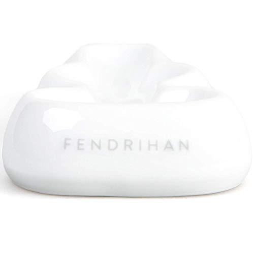 Fendrihan Porcelain Safety Razor Holder Made in Romania 6 x 3 x 1” (Grey) - Thumbnail 2