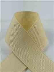 Schiff Ribbons 744-40 Polyester Grosgrain 3-Inch Fabric Ribbons, 50-Yard, Crème