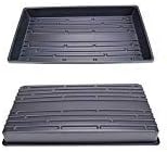 Plant Growing Trays (NO Drain Holes) 20" X 10"-SEEDLINGS, Gardening, MICROGREENS (1 Tray)