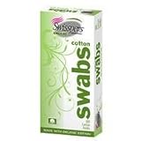 Swisspers Organic Biodegradable Cotton Swabs, 180 ea
