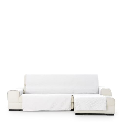 Eysa Practical Chaise Longue Cover Argento 240 cm