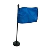 Blue Assembly Line Flag with Magnetic Base and