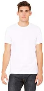 Bella+Canvas Unisex Jersey Short Sleeve Tee, Heather Navy, Large