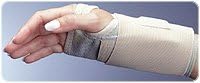 Scott Elastic Wrist Support w/Tension Strap, Medium-Right, Beige, by Austin Medical Equipment