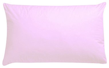 Luxury Polycotton Pair of Plain Pillowcase, 49cm x 74cm - Lilac, Pack of 2 — image 1
