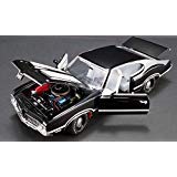 1970 Oldsmobile 442 W-30 Ebony Black with White Interior Limited Edition to 420 Pieces Worldwide 1/18 Diecast Model Car by Acme A1805609
