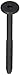 Hard-to-Find Fastener 014973445867 Joint Connector Bolts, 1/4-20 x 3.15, Piece-6,Black