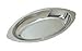 8 oz. (Ounce) Stainless Steel Oval Au Gratin Serving Dish Pan Platter - Set of 2