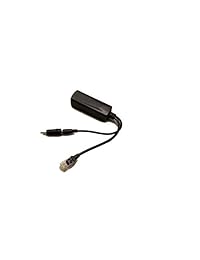 Montaje del adaptador divisor de potencia a través de Ethernet Genie PoE de 15 vatios para el asistente de voz de tercera generación Conecta y reproduce. Paquete de 10