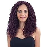 MULTI PACK DEALS! FreeTress Synthetic Hair Crochet Braids Beach Curl 12" (4-PACK, 1B)