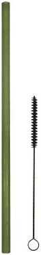 Simply Straws Classic 10-Inch with Brush, Green