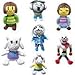 LevinArt 7 Pcs Undertale Plush Toys Doll 20-30cm Undertale Sans Papyrus Asriel Toriel Temmie Chara Frisk Stuffed Plush Toys Kids