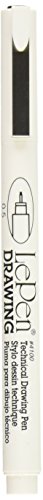Le Pen Technical Drawing Pen Open Stock-0.5mm Black