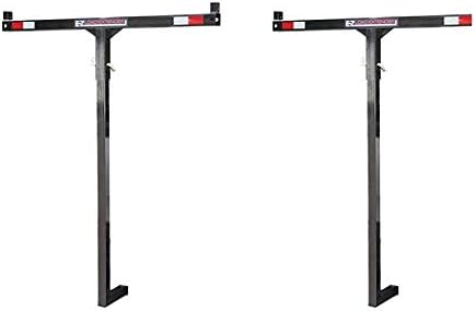 Tricam SLE-1 2 in 1 E-Z Hitch Mounted Load Extender, 350-Pound Capacity, Black Finish (2-Pack)