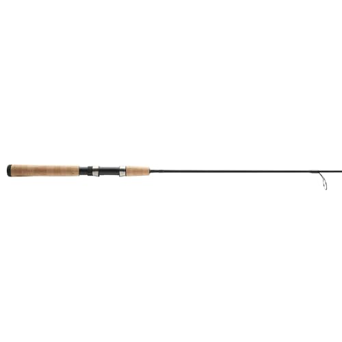 Shakespeare Micro 5\'6 Spinning Rod, 2-Piece Fishing Rod, Graphite Composite Blank, Light Rod Power, Comfortable Full Cork Handle