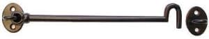 300mm 12'' No.37 Cast Cabin Hooks 1 Each BLACK FINISH