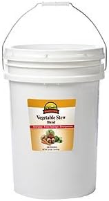 Augason Farms Vegetable Stew Blend - 18 Lb. Pail 388 - 1/4 Cup Servings