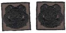 Navy Diver Rank Insignia Collar Device (pair) Patch