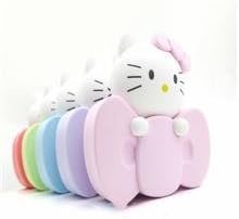 Shopperzone Portable Mini Hand Fan Rotating Built-In Lithium Battery USB Charging - Hello Kitty