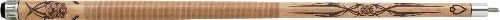 Pool Cue with Black Bumper Weight: 19 oz.