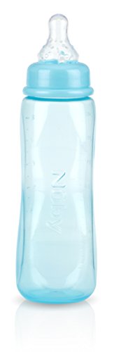 Nuby Standard Neck Tinted Bottle, 8 Ounce, Colors May Vary