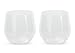 Silipint Silicone Unbreakable Wine Glass 2-Pack. Reusable & Shatterproof Wine Tumblers for Parties, Picnics, Beaches and Boats. Silicone Stemless Wine Cups. Guaranteed for Life (2-Pack, Frosted White)