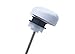 UpperHome Toilet Handle Replacement (White, Side Mount)