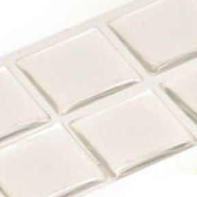 100 Clear Epoxy Stickers 1" Square Fits Pendants 25mm DIY