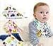 BabyRite New Baby Bandanna Drool Bibs for Drooling and Teething, Gift Set for Girls and Boys, 2 Piece