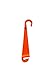 SURE SITE Clay Pigeon Target Hangers 10-Pack. Small, Lightweight, Reusable with Hooks on Each End. Attach to Fence, Line. Orange for Excellent Visibility. Holds Clay Targets, Water Balloons, Cans