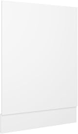 vidaXL Front Dishwasher Panel Cabinet White Chipboard 45 x 3 x 67 cm