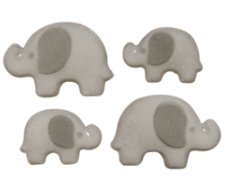 24pk Elephant Cupcake Dessert Sugar Decoration Toppers
