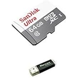 64GB Memory Card for GoPro Hero 5 Black/Silver/Session - Sandisk Ultra 64G micro SDXC Micro SD UHS-1 TF Class 10 for Hero5 Silver Edition / Hero5 Black Edition +TF USB Card Reader