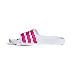 adidas Unisex Adilette Aqua Mule, Footwear White