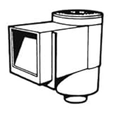 Hayward SP10841OM Auto-Skim In-Ground Pool Skimmer, Square