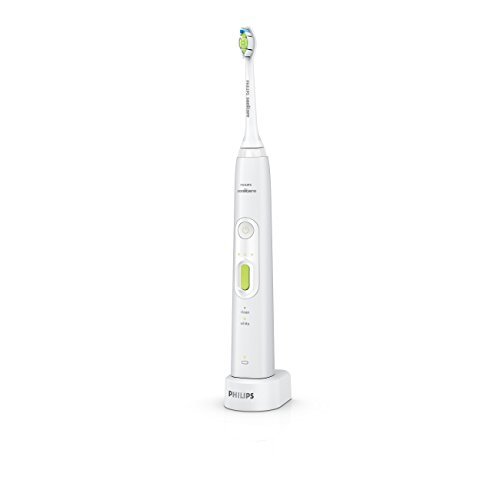 Philips Sonicare HX8911/02 HealthyWhite+ Rechargeable Electric Toothbrush, White