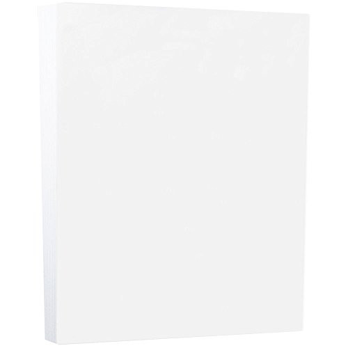JAM PAPER Vellum Bristol 110lb Cardstock 8.5 x 11 Letter Coverstock