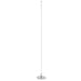 Brightech Tilt LED Floor Lamp for Living Rooms - Get Compliments: Modern Standing Pole Light for Family Rooms, Bedrooms & Offices - Bright, Dimmable Contemporary Lighting - Platinum Silver