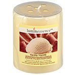 Luminessence Vanilla Scented Pillar Candle