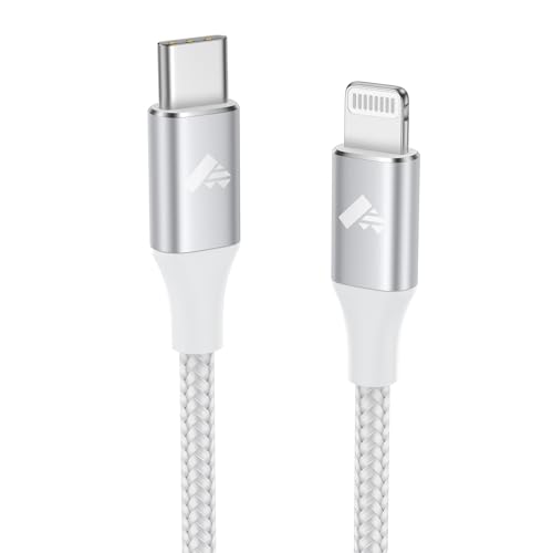 Aioneus USB C to Lightning Cable 1M, [Apple MFi Certified] iPhone Charger Cable Power Delivery Type C to iPhone Cable Fast Charging Cord for iPhone 14 13 12 11 Pro Max Mini XS XR X 8 7 6 5, iPad