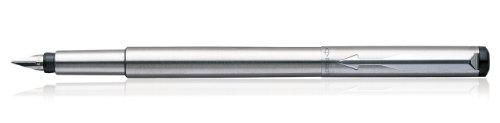 BEST PRICE Parker Vector Stainless Steel Chrome Accents Fountain Pen