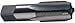 1/8"-27 NPS High Speed Steel Straight Pipe Tap
