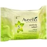 Aveeno Positively Radiant Makeup Removing Wipes, 25 ea