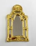 Dollhouse Victorian Baroque Wall Mirror Miniature 1:12 Scale Accessory