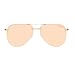 Quay Women's The Playa Sunglasses, Gold/Pink, One Size