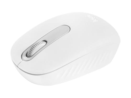 M196 ratón inalámbrico Bluetooth, ratón Compacto y portátil para portátiles y Tablets, 12 Meses de Pila, Seguimiento Fluido, Compatible con PC y Mac, Windows y macOS - Blanco