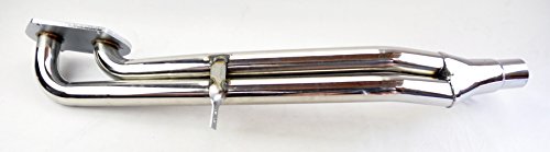 TUNERBITS Stainless Steel Performance Header Manifold for Mazda RX-7 1979-85 1.1L - 5-10 HP Gains, Direct Bolt-On