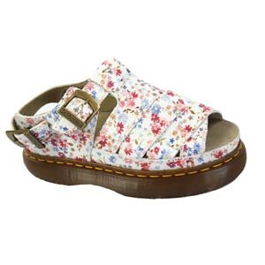 dr martens pink flowers